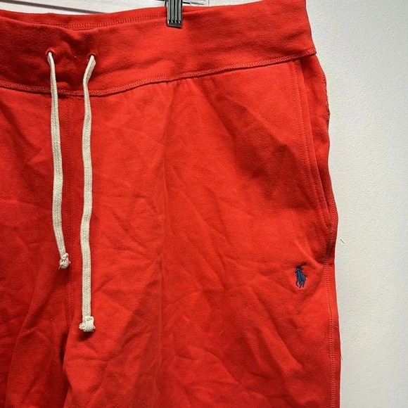 Polo Ralph Lauren Sweat Shorts Drawstring Cotton Stretch Red Mens Big & Tall 3XB - Picture 4 of 10
